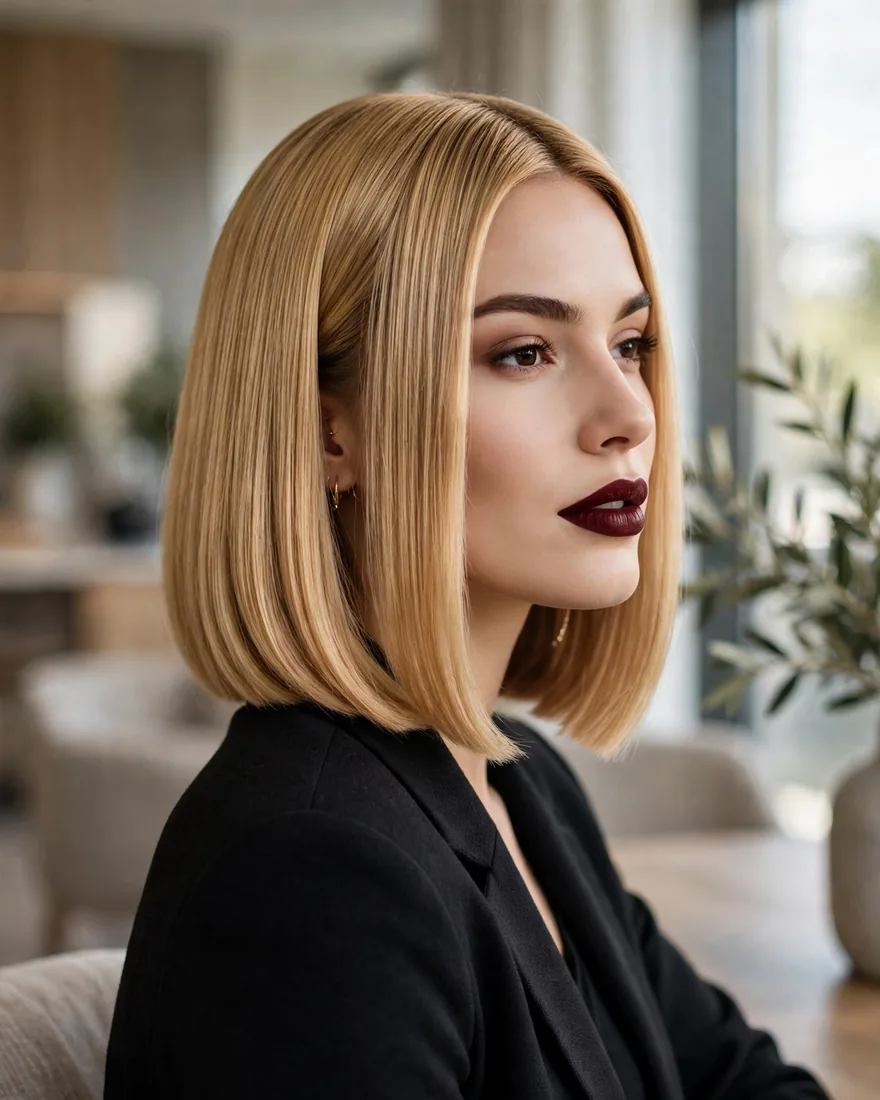 Sleek Blunt Bob Honey Sleek Blunt Bob Honey