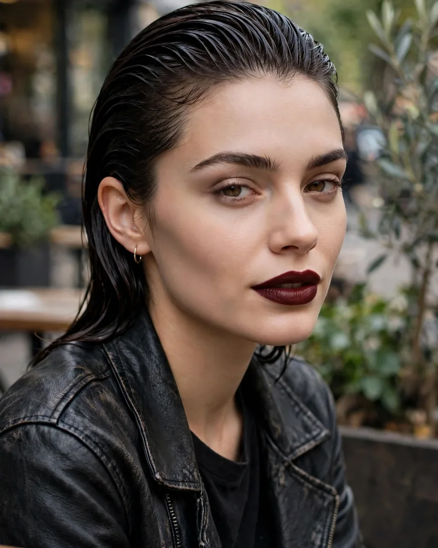 11. Slicked Back Wet Look