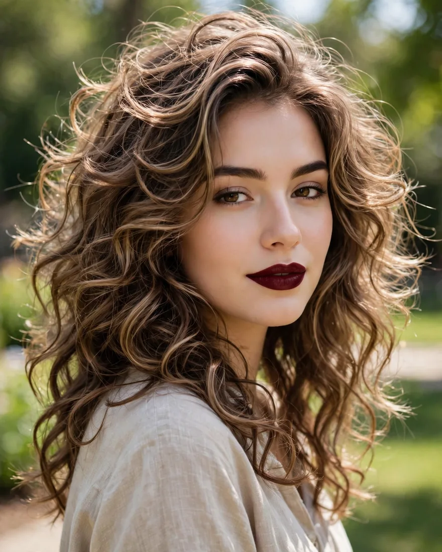 Soft Layered Curls