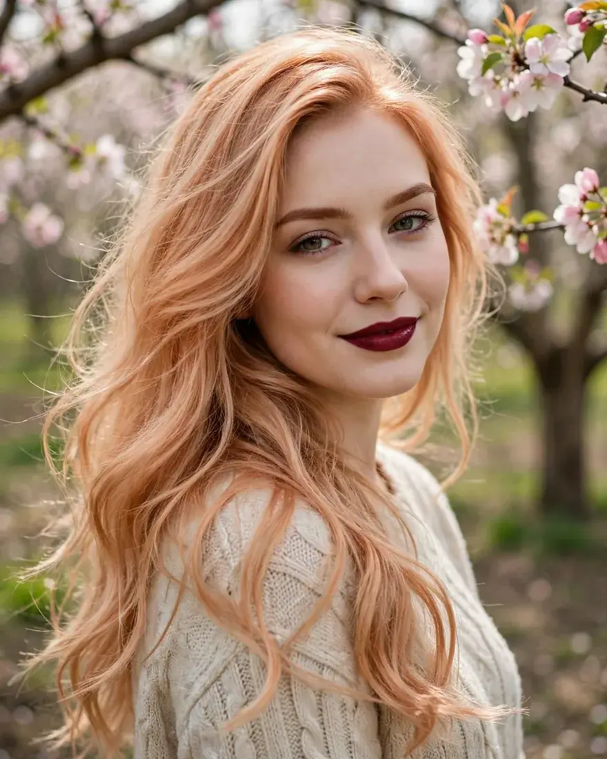 Soft Strawberry Blonde