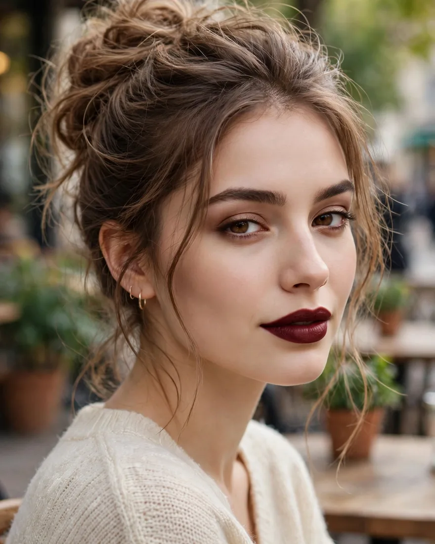 12. Soft Textured Bun