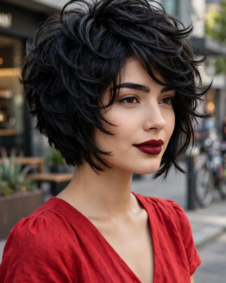 Stacked Textured Bob