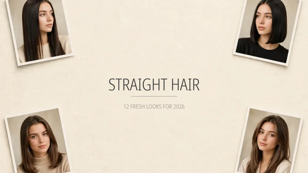 Straight Hair 12 Looks 2026