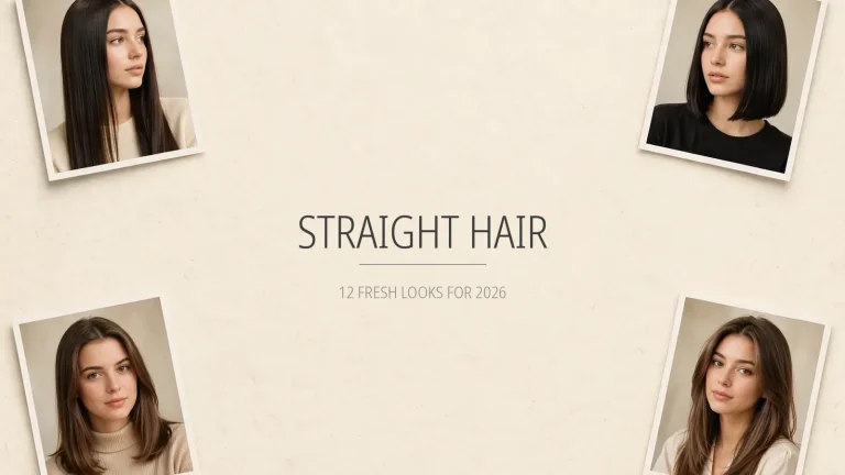 Straight Hair 12 Looks 2026