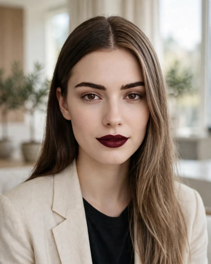 Subtle tonal contrast gemini hairstyle