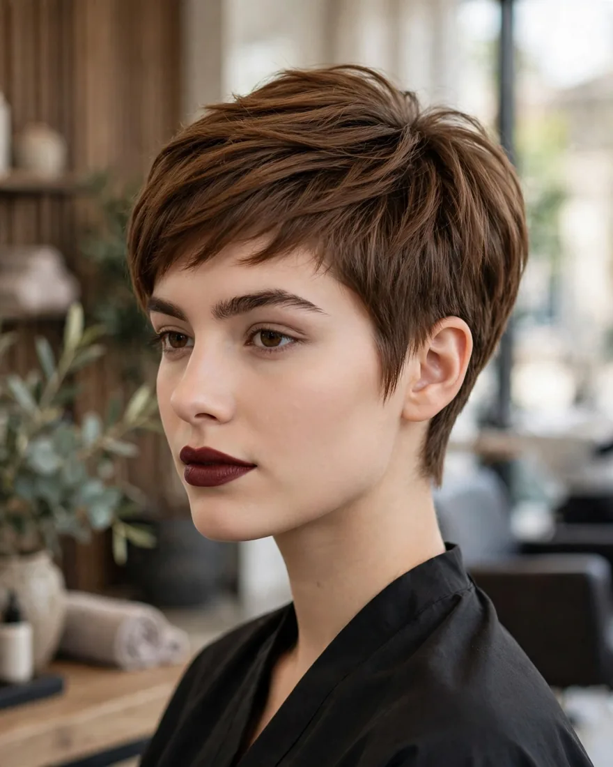 Tapered Nape Pixie