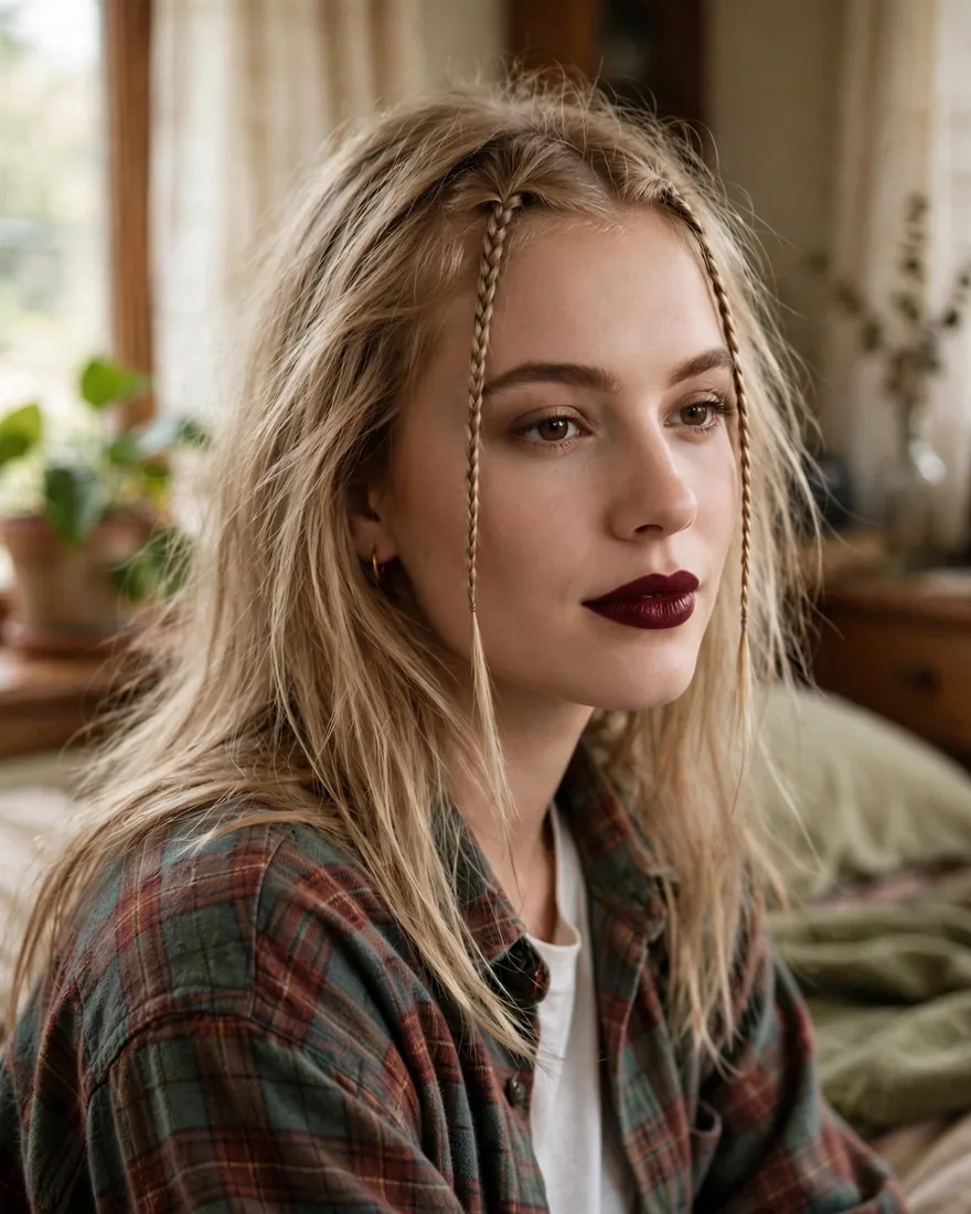 Tiny Braids 90s Fine Hair