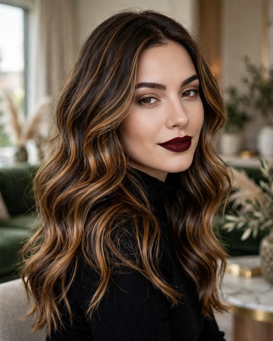 Tortoiseshell Balayage Waves