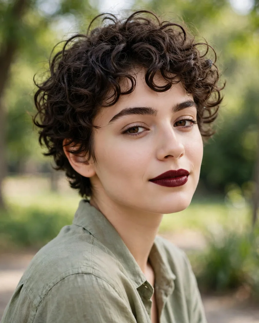 Wash and Go Short Curls
