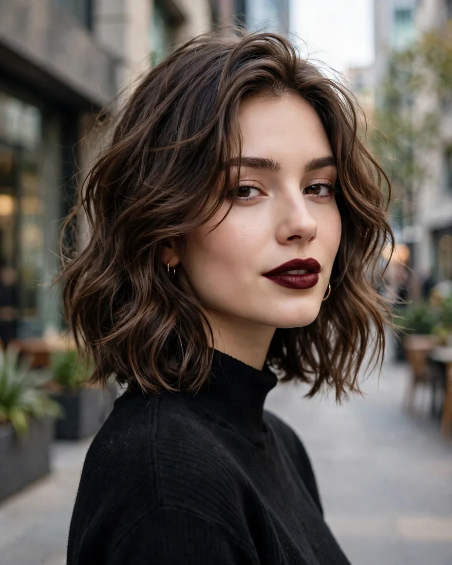 Wavy Lob With Soft Layers