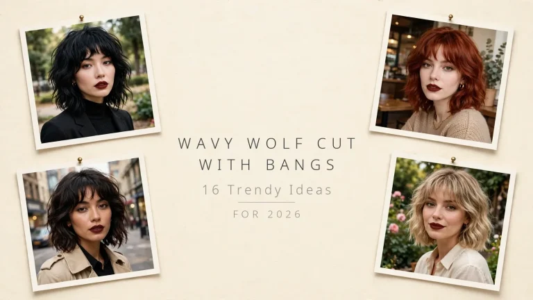 Wavy wolf cut with bangs - 16 trendy ideas for 2026