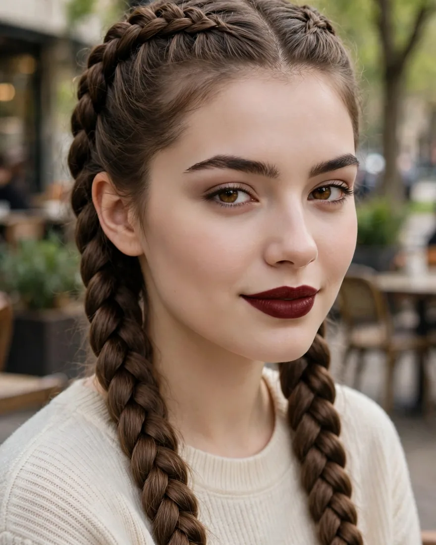 5. Weekend-Prep Double French Braids